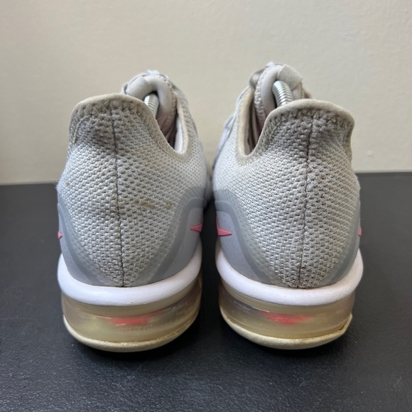 🌹 Nike Womens Air Max Sequent 3 Running Shoes Grey/Pink 908993-012 Size 10 - Picture 3 of 16
